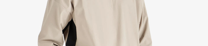 MALBON PERFORMANCE QUARTER ZIP SHELL PULLOVER