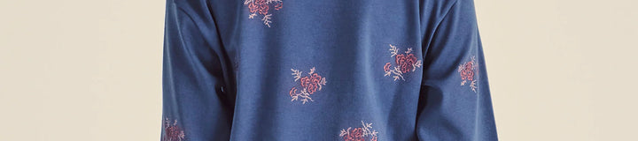 ADELINE EMBROIDERED CREWNECK