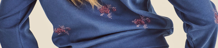 ADELINE EMBROIDERED CREWNECK